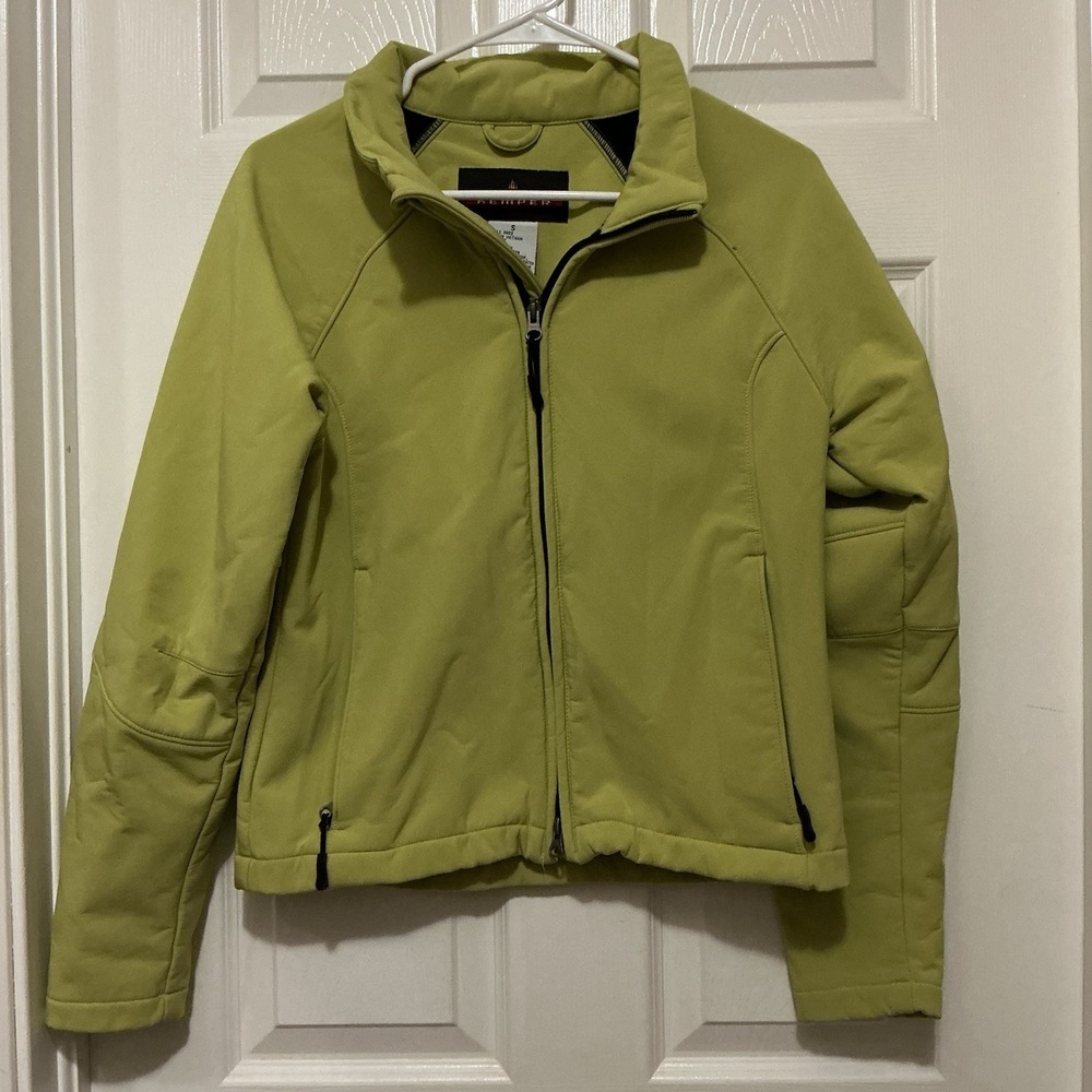 Kemper Women's Ski‎ Jacket S Lime Green #3602 Waterproof